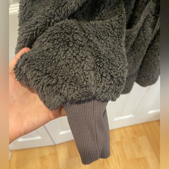 grey super soft teddy cardigan - Picture 9 of 9